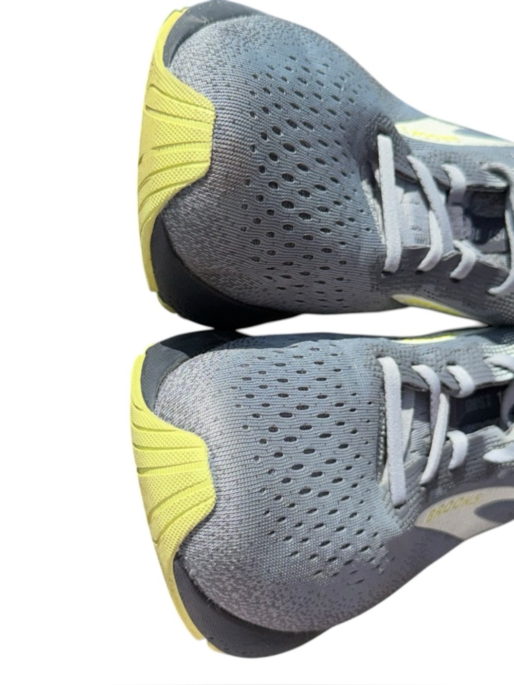 BROOKS Ghost 16 Primer Grey Lime Road Running Walking Sneakers Size 10.5 Medium - Picture 7 of 14